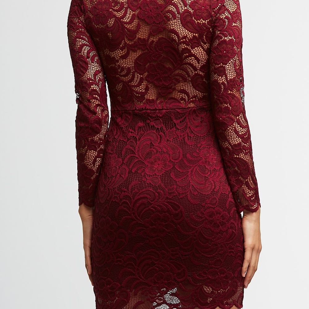 Brand New Floral Lace Bodycon Dress❤❤🌹👗👗 - Picture 7 of 8